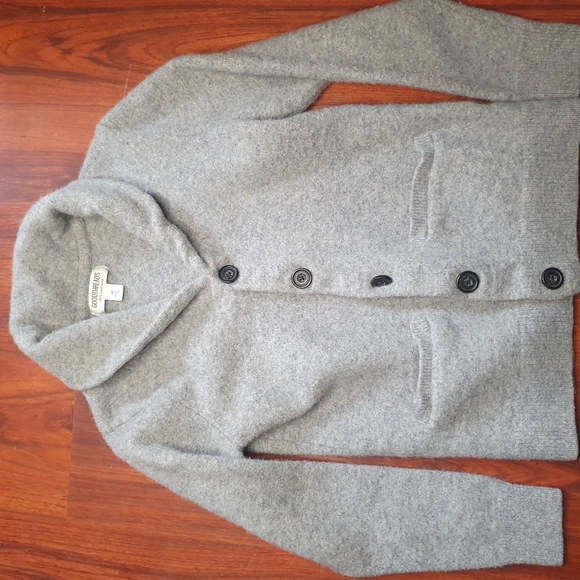 Goodthreads Sz XS Basics Bundle 100% lamb Wool Button Down Cardigan jacket sz - Picture 3 of 6